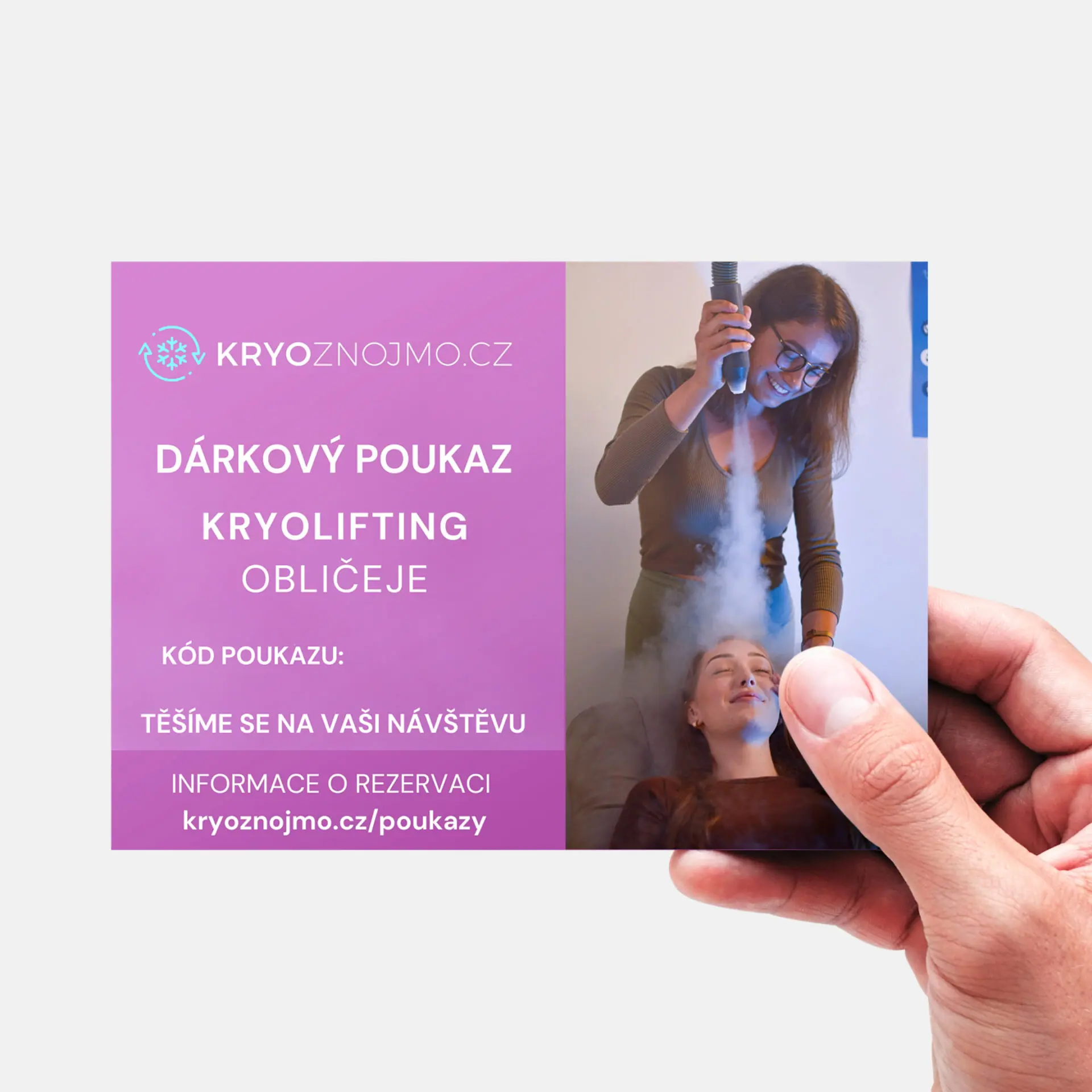 Dárkový poukaz na kryolifting obličeje