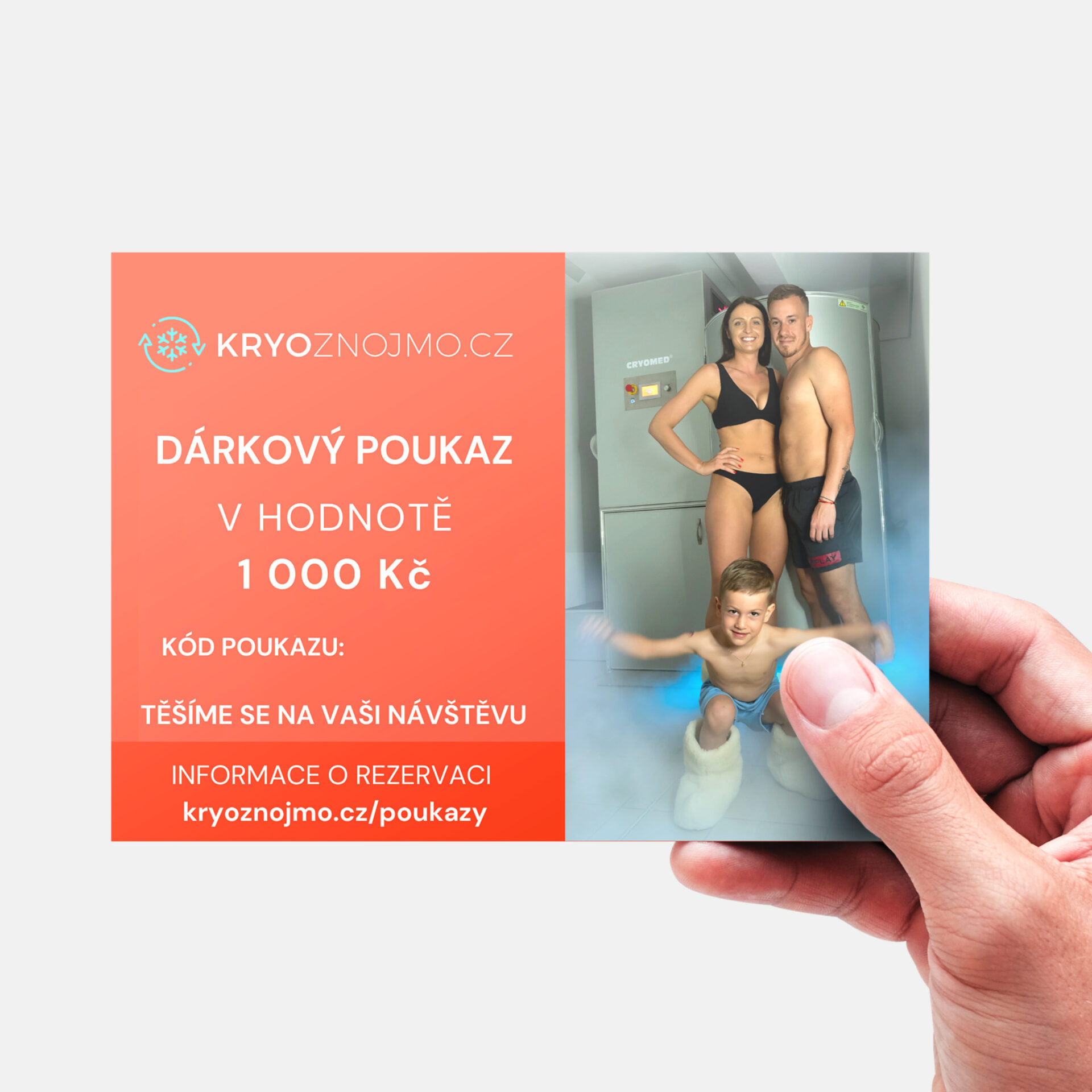 Dárkový poukaz v hodnotě 1 000 Kč