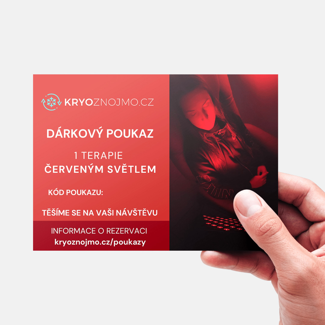 Dárkový poukaz na terapii červeným světlem