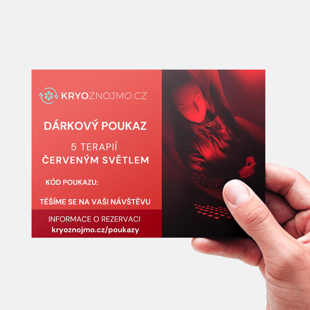 Dárkový poukaz na 5 terapií červeným světlem