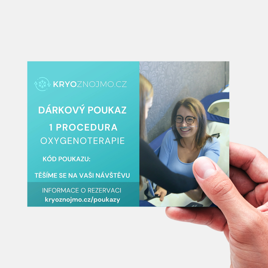 Dárkový poukaz na oxygenoterapii 70 minut