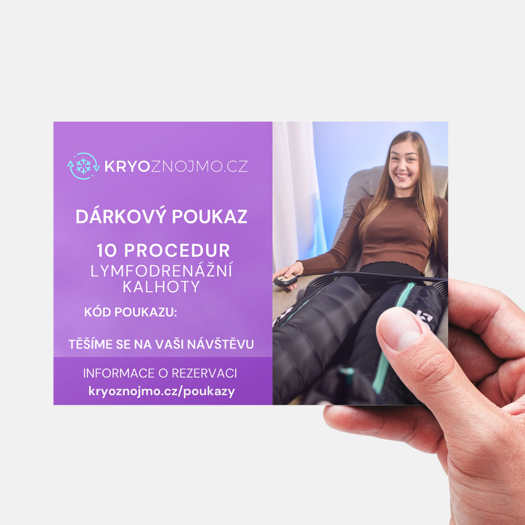 Dárkový poukaz na lymfodrenáž 10x50 minut
